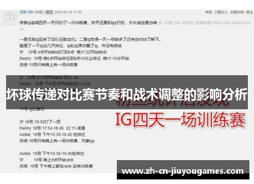 坏球传递对比赛节奏和战术调整的影响分析